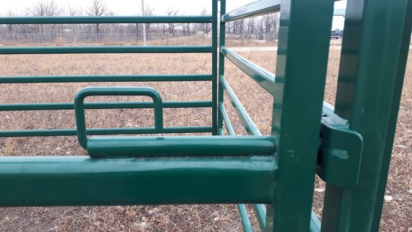 Premium Horse Pen Corral - Powder Coated Green lock