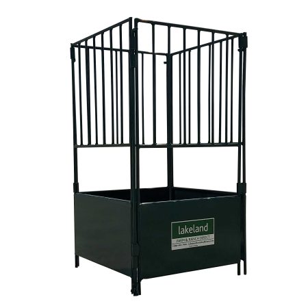 Single Square Bale Feeder in Green color