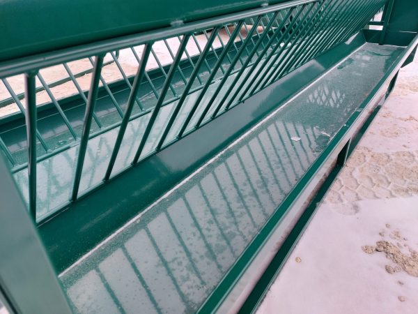 Walk Through Hay and Grain Feeder in Green Color by LK