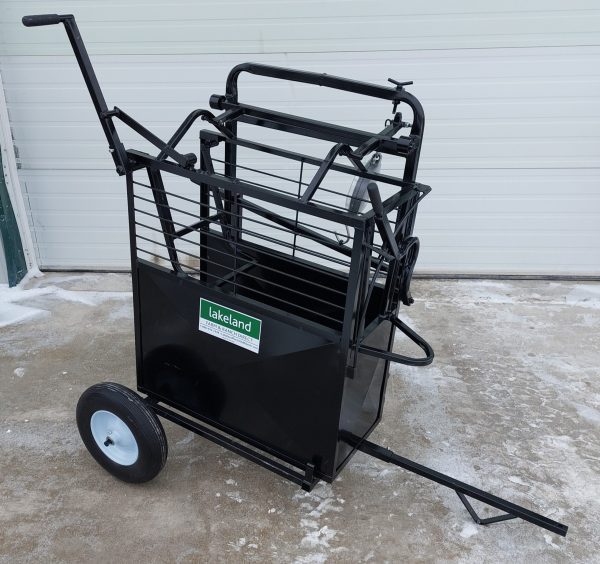 Small Portable Calf Chute with Dial Scale in Black Color- LK