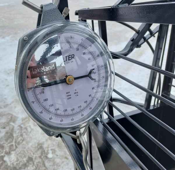 Small Portable Calf Chute with Dial Scale- lakeland
