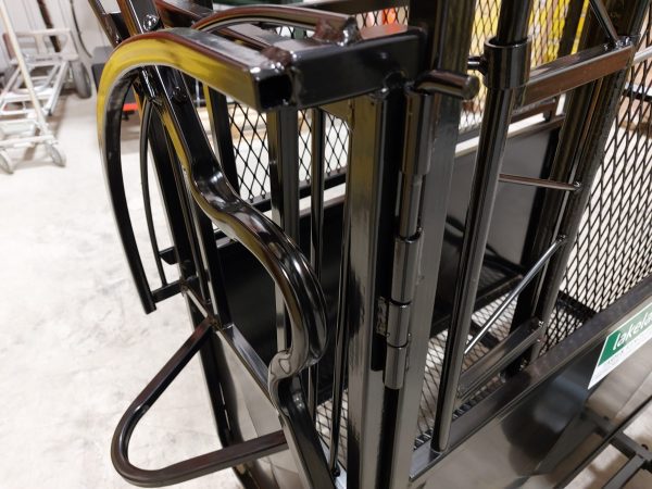 Large Portable Calf Chute in Black