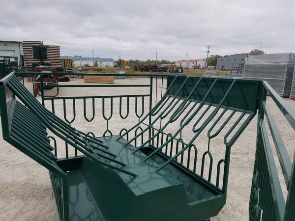 Round Bale Feeder in green color by Lakeland