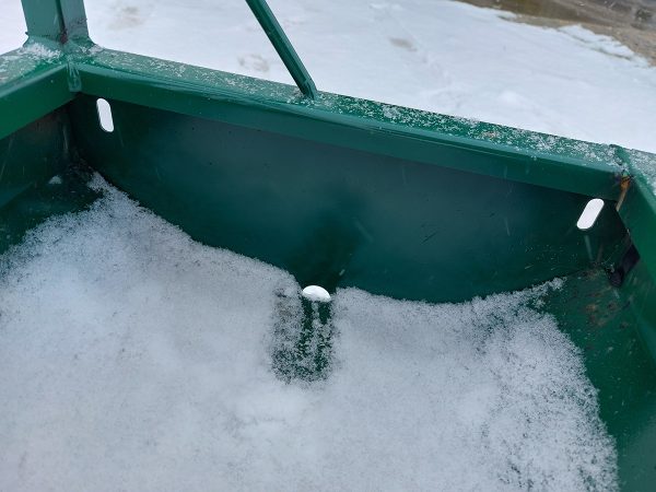 Tombstone Fenceline Bunk Feeder with bolt holes and drain holes