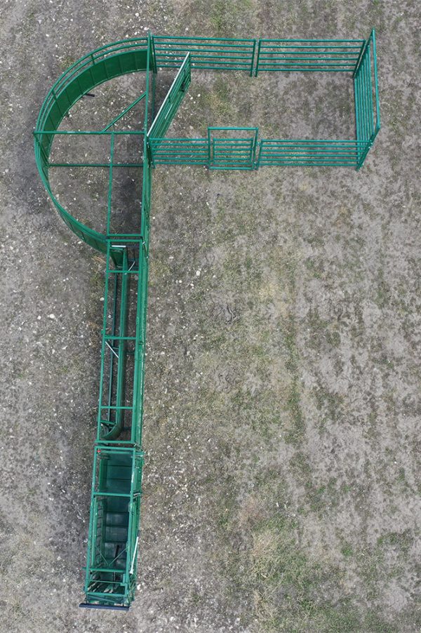 Lakeland- C2000 – Cattle Handling System- Drone View