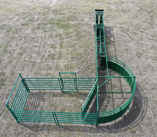 C2000 – Cattle Handling System- Drone View
