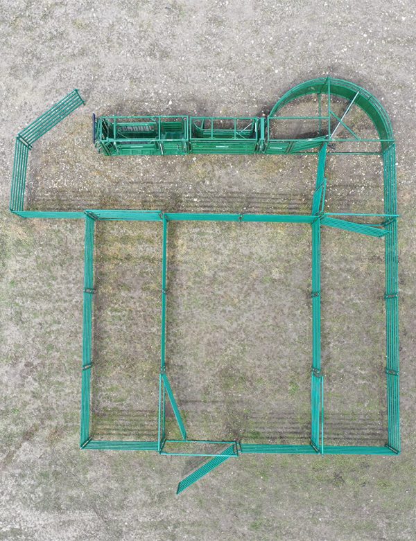 C3000 – Cattle Handling System- View From Sky