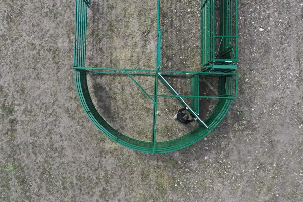 C4000 – Cattle Handling System Drone View
