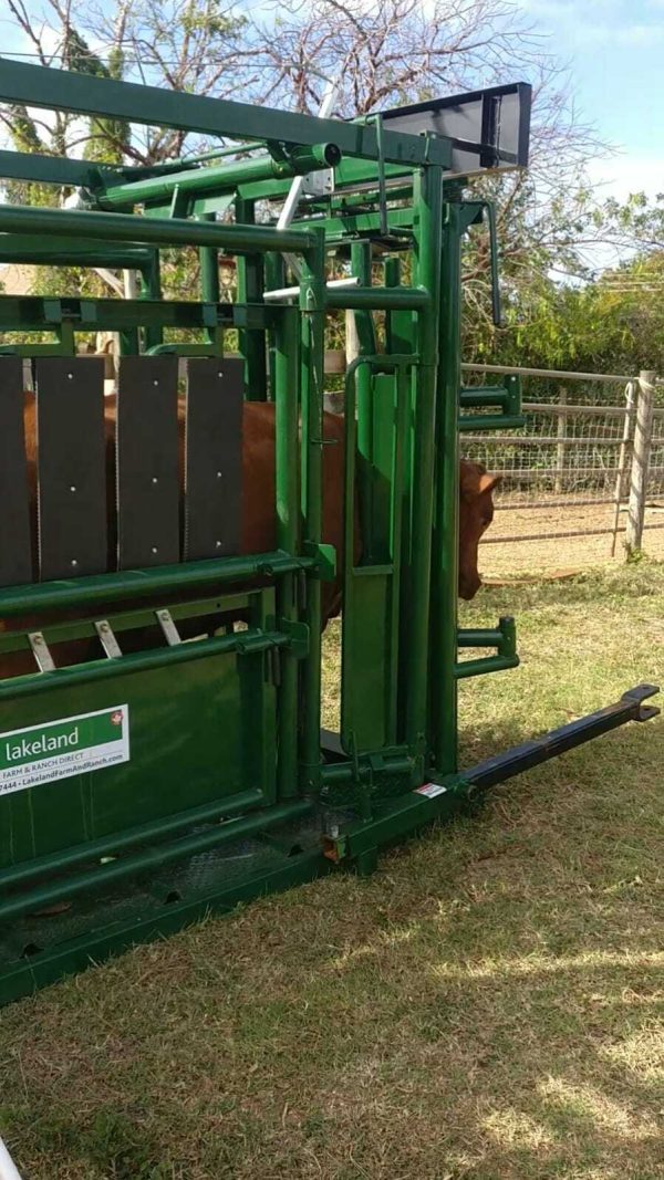 Optional Headgate Assist Handle (for Easy Catch Squeeze or Calving Pen) in Farm