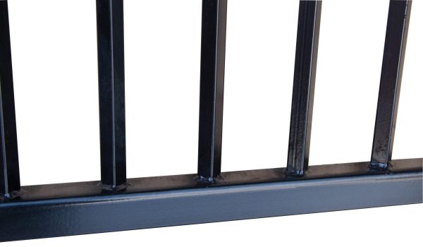 10 ft Diamond Bar Horse Stall Fronts in black color