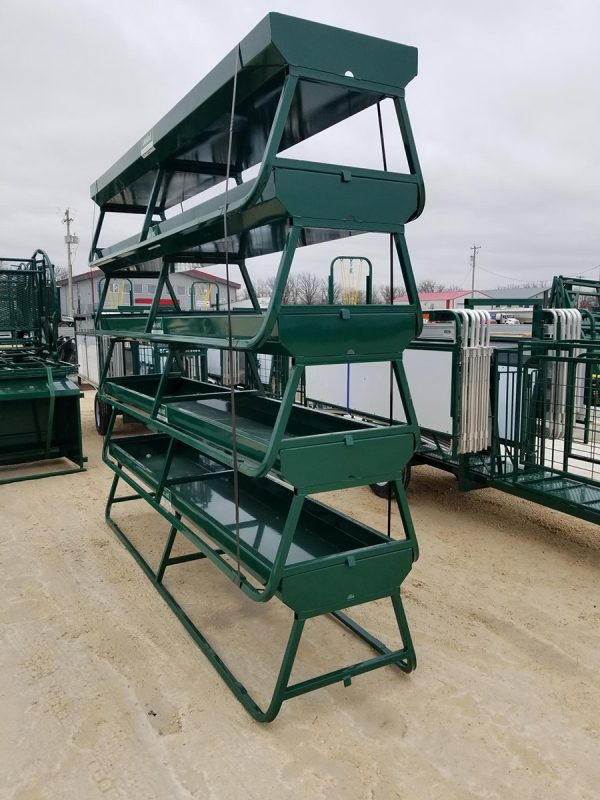 10' Heavy Duty Steel Feed Bunk- Bulk