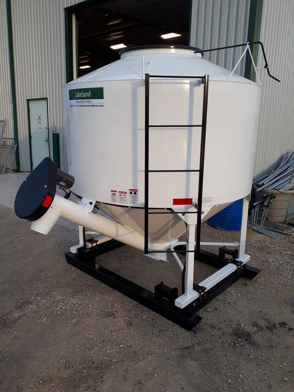 95 Bushel Easy Feeder in White Color Stand- Lakeland