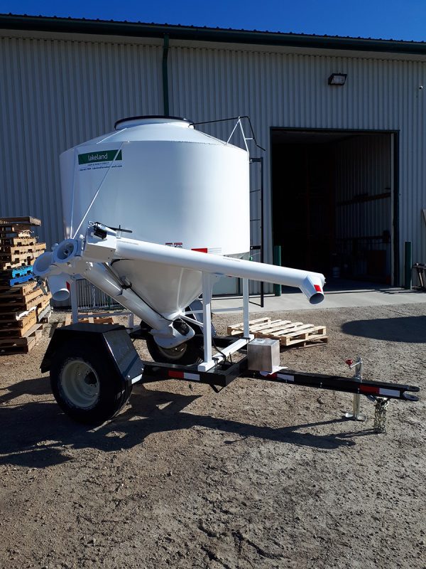 95 Bushel Easy Feeder in White Color Stand