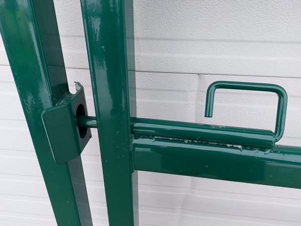Green Iron Grill Lock