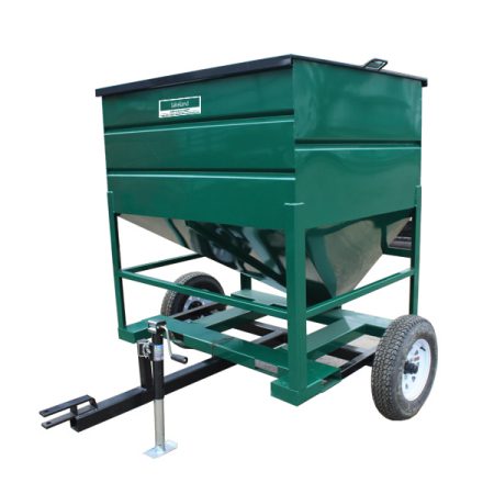 3000lbs Capacity Portable Mini Feed Bin with Trailer