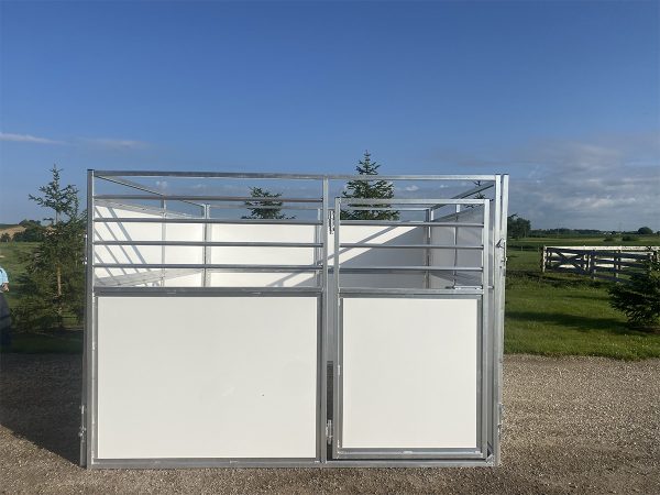 Portable Box Horse Stalls back side view