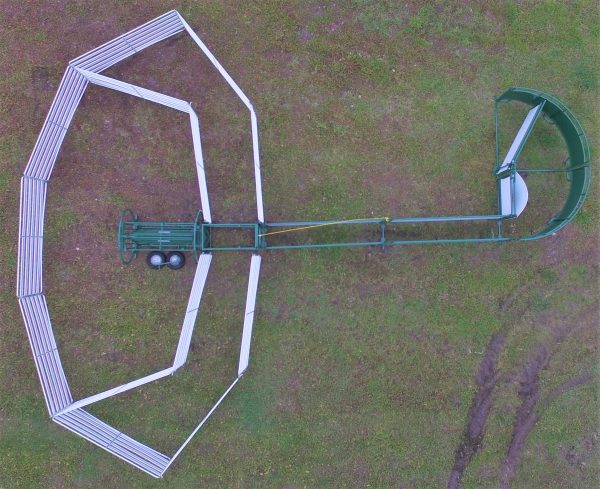 SG200 - Sheep & Goat Handling System- Drone view