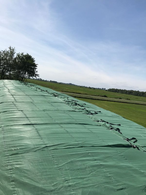 Silage Safe Covering System in field