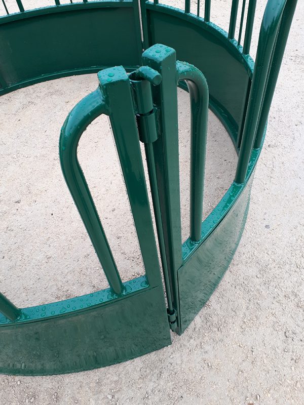 Heavy Duty Tombstone Round Bale Feeder- Lock