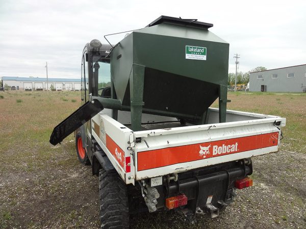 15 Bushel UTV Easy Feeder on Trailer in Farm