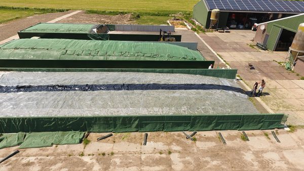 Silage Safe Covering System- Setup in farm