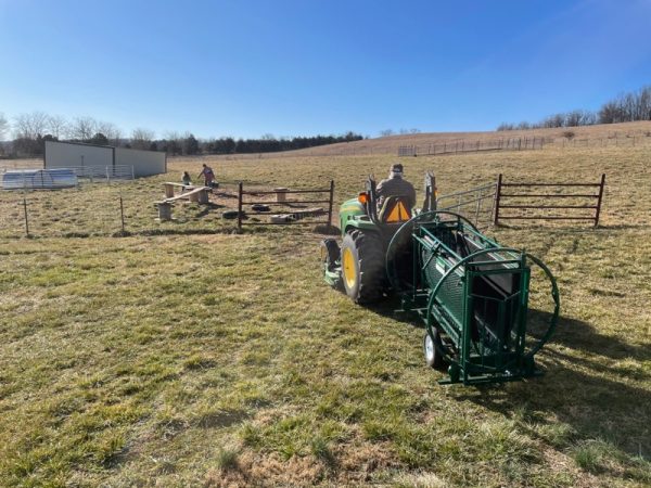 Spin Trim Chute in farm view