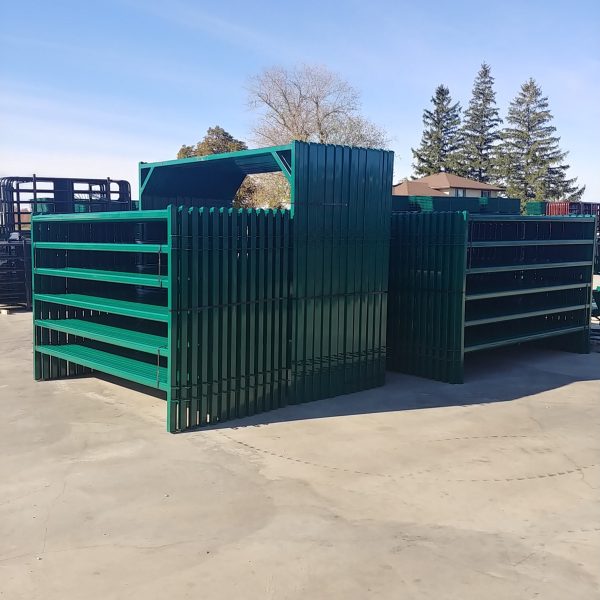 Horse Pen Corral - Powder Coated Green in factory